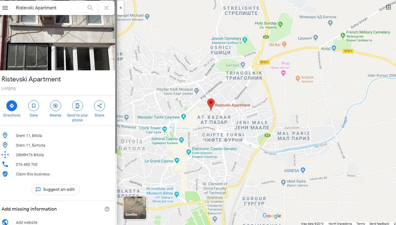 ביטולה Ristevski Apartment מראה חיצוני תמונה